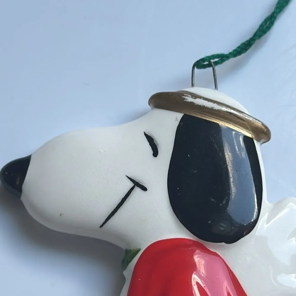 Vintage Snoopy as an Angel ceramic‎ Christmas tree ornament - Picture 2 of 7